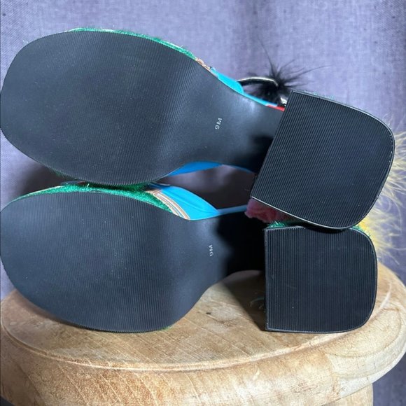 dELiA*s by Dolls Kill Animal Playhouse Platform Heels Farm Core Cow Shoes - Picture 8 of 8